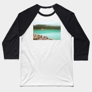 Lake Louise Boathouse Baseball T-Shirt